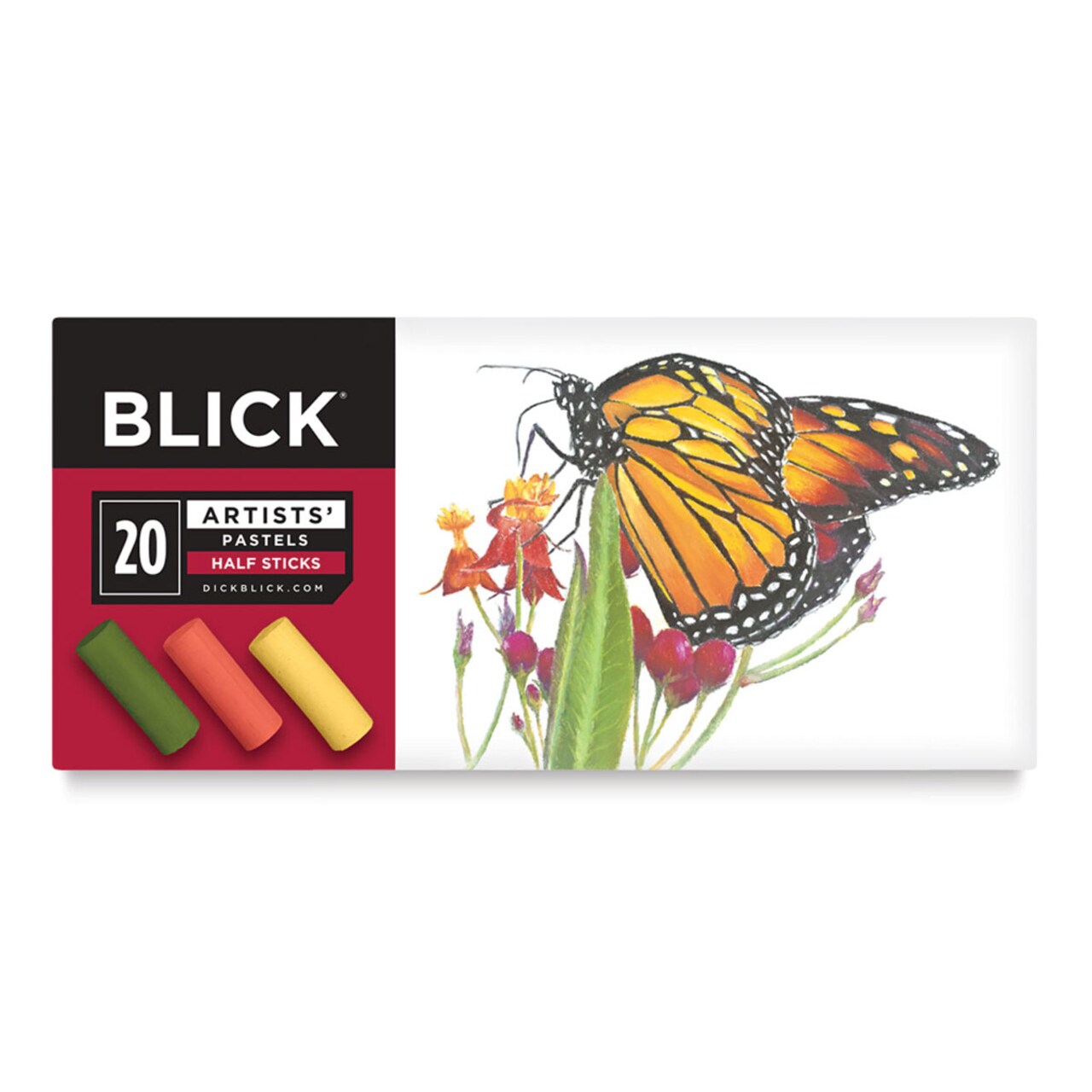 Blick Artists' Soft Pastel Half Stick Set - Assorted Colors, Set of 20